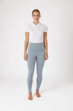 Horze Mette Women's Full Seat Mid Season Riding Tights With High Waist 23 Horze Mette Women's Full Seat Mid Season Riding Tights With High Waist -Equestrian Supplies 36752 TWG 3