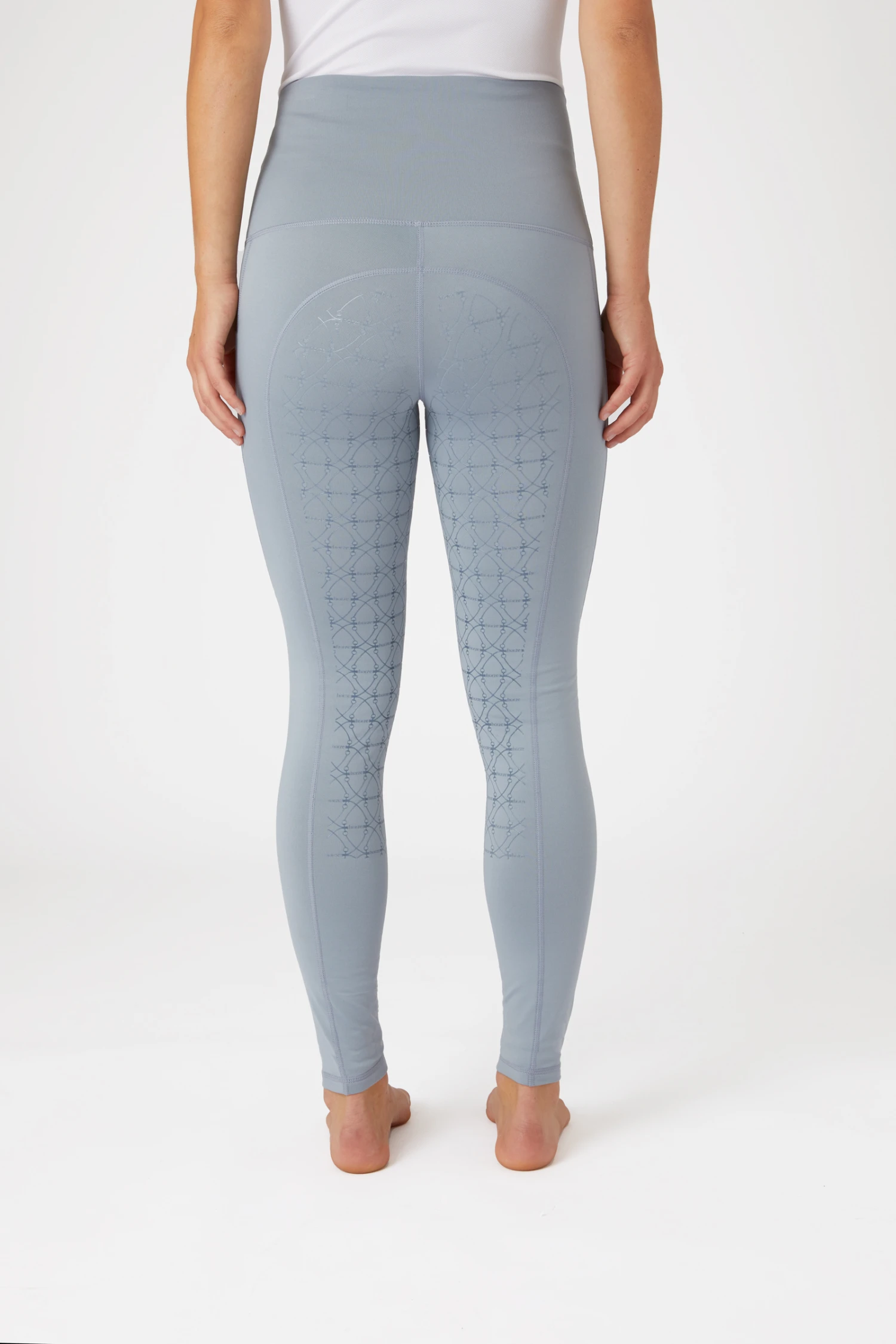 Horze Mette Women's Full Seat Mid Season Riding Tights With High Waist 11 Horze Mette Women's Full Seat Mid Season Riding Tights With High Waist - Image 11