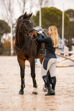 Horze Ebba Women's Full Grip Breeches With Mesh -Equestrian Supplies 36765 025 08