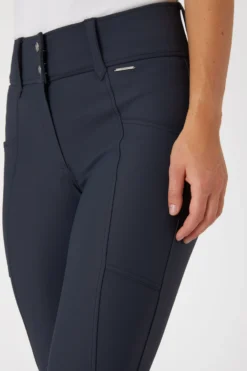 Horze Indira Women's Knee Grip Breeches With High Waist -Equestrian Supplies 36768 IKB 5