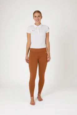 Horze Active Women's Full Grip Winter Riding Tights With Phone Pocket -Equestrian Supplies 36780 cfbr 03