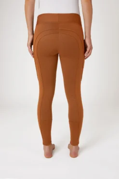 Horze Active Women's Full Grip Winter Riding Tights With Phone Pocket -Equestrian Supplies 36780 cfbr 04