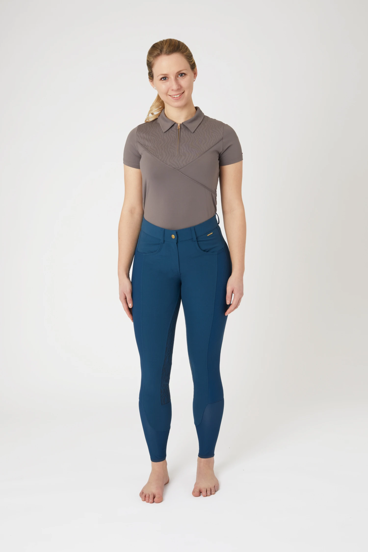 Horze Saphira Women's Full Grip Breeches 3 Horze Saphira Women's Full Grip Breeches - Image 3