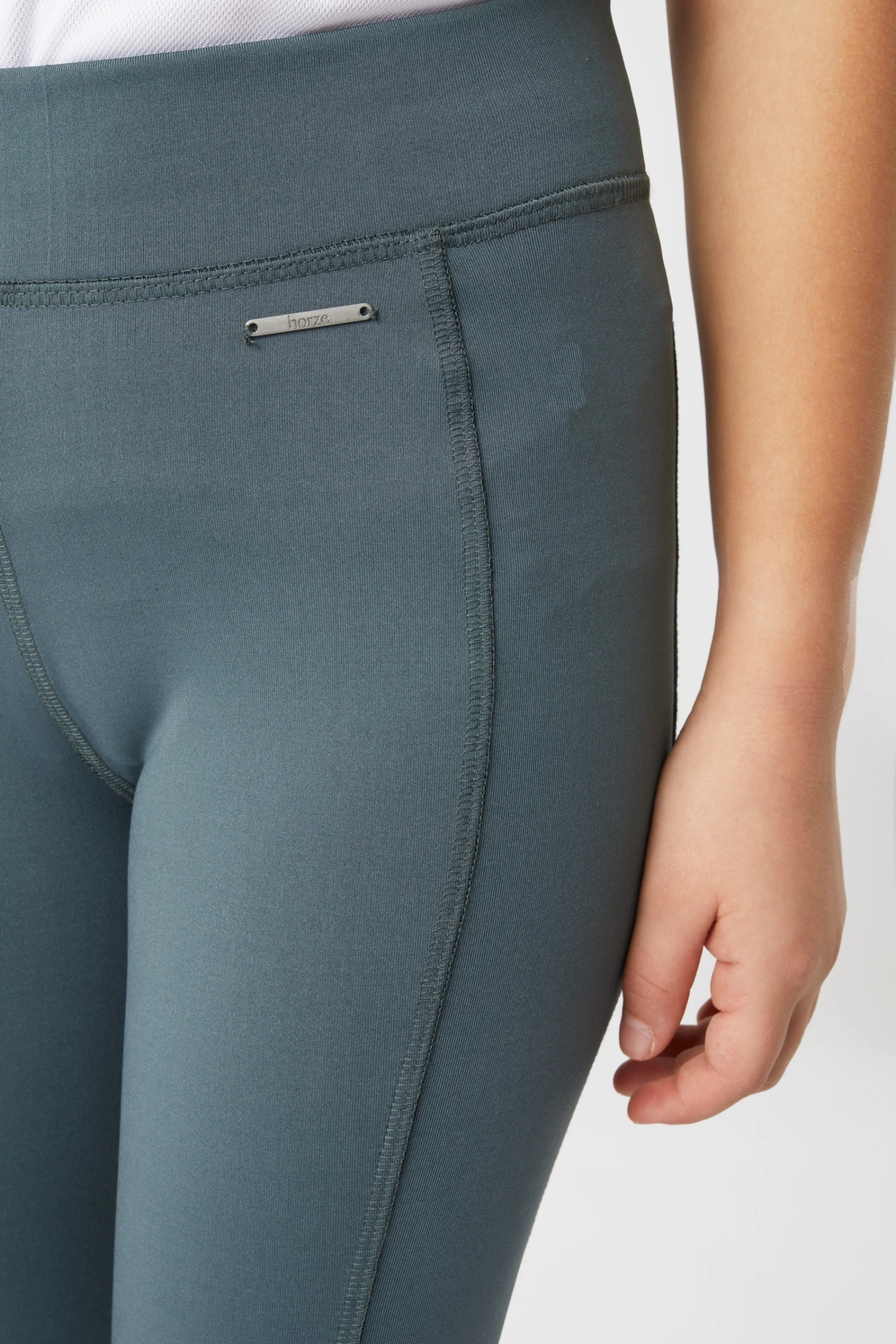 Horze Valeria Kids' Knee Grip Riding Tights 5 Horze Valeria Kids' Knee Grip Riding Tights - Image 5