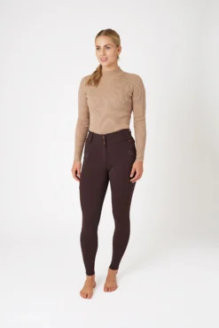 Horze Noelle Women's Full Grip Breeches 24 Horze Noelle Women's Full Grip Breeches -Equestrian Supplies 36816 784 03