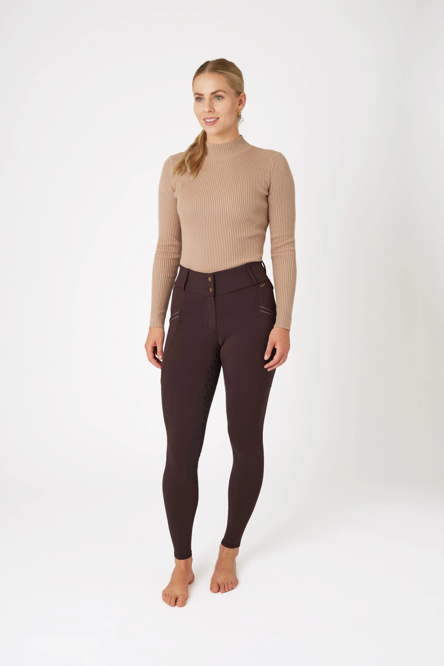 Horze Noelle Women's Full Grip Breeches 10 Horze Noelle Women's Full Grip Breeches - Image 10