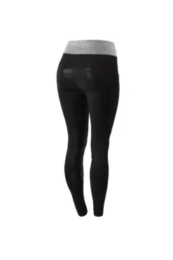 Horze Women's Silicone Full Seat Riding Tights With Glitter Waistband
