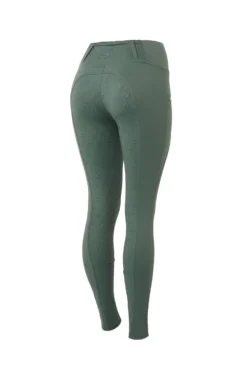 Horze Women's Full Seat Tights With Rosegold Zipper -Equestrian Supplies 36909 gr 01