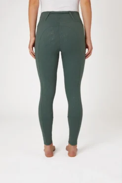 Horze Women's Full Seat Tights With Rosegold Zipper -Equestrian Supplies 36909 gr 04