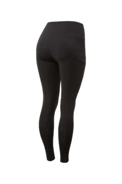 Horze Women's Full Seat Tights With Mesh Leg Bottoms