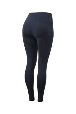 Horze Women's Full Seat Tights With Mesh Leg Bottoms 27 Horze Women's Full Seat Tights With Mesh Leg Bottoms -Equestrian Supplies 36910 db 01