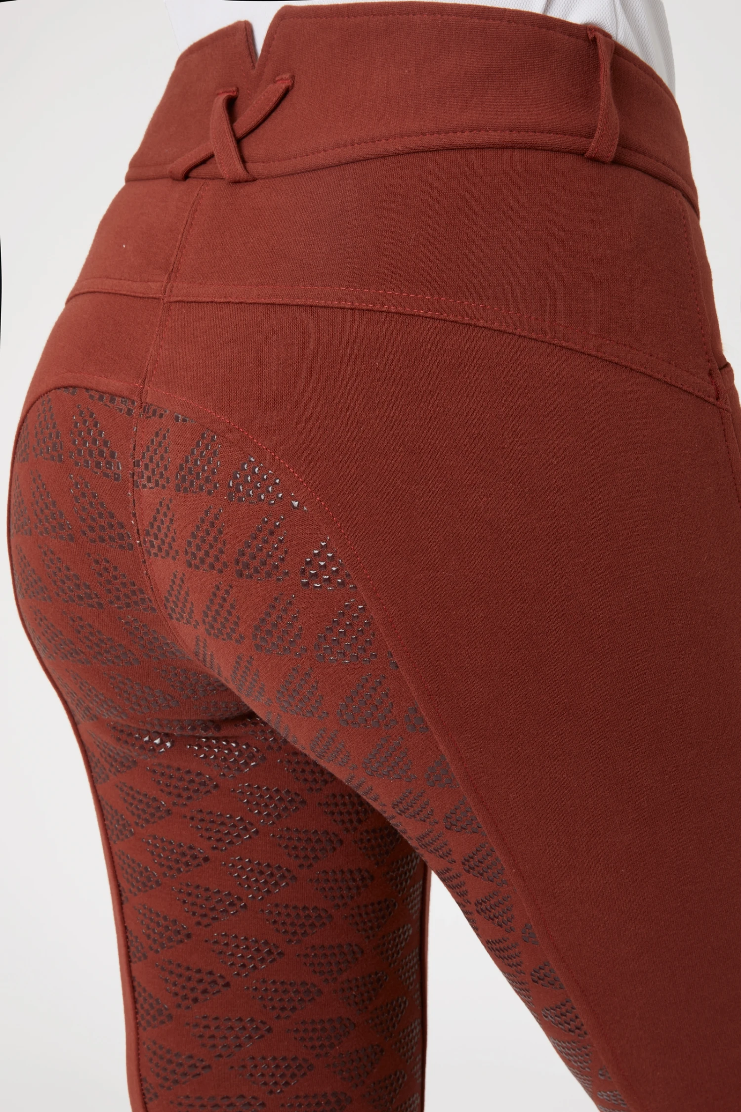 Horze Women's High Waist Silicone Full Seat Breeches 6 Horze Women's High Waist Silicone Full Seat Breeches - Image 6