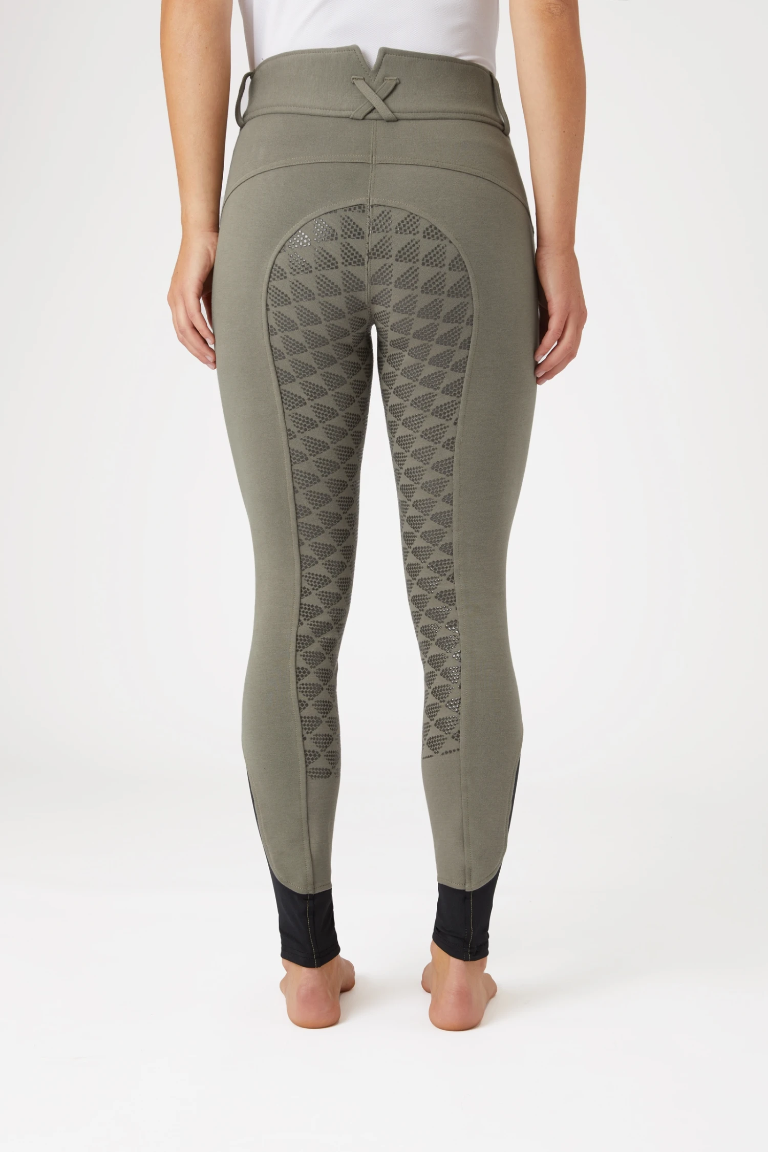 Horze Women's High Waist Silicone Full Seat Breeches 11 Horze Women's High Waist Silicone Full Seat Breeches - Image 11