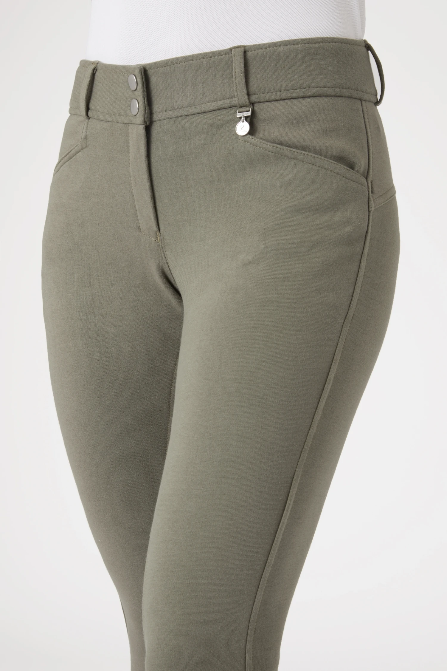 Horze Women's High Waist Silicone Full Seat Breeches 12 Horze Women's High Waist Silicone Full Seat Breeches - Image 12