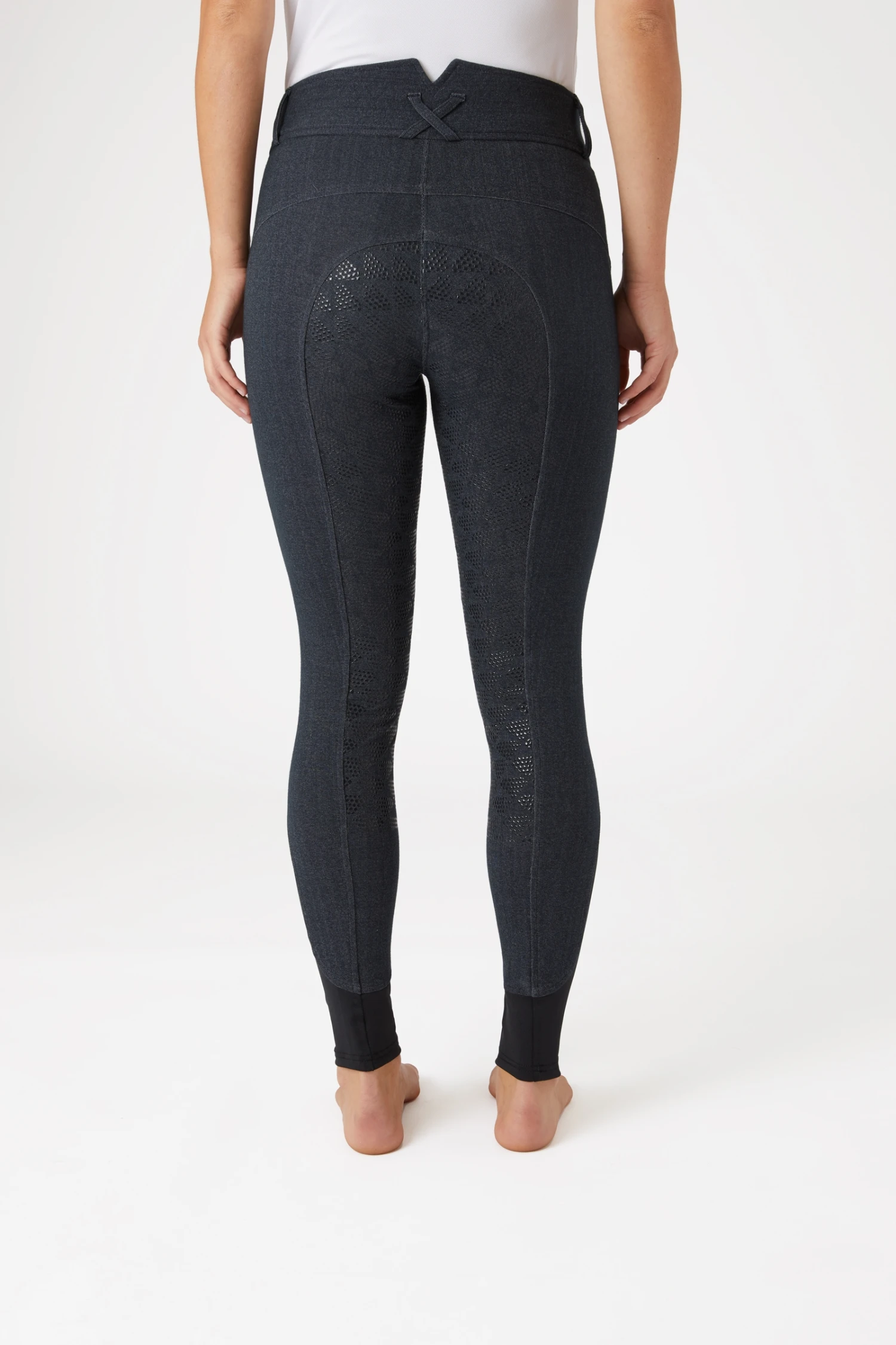 Horze Women's High Waist Silicone Full Seat Breeches 18 Horze Women's High Waist Silicone Full Seat Breeches - Image 18