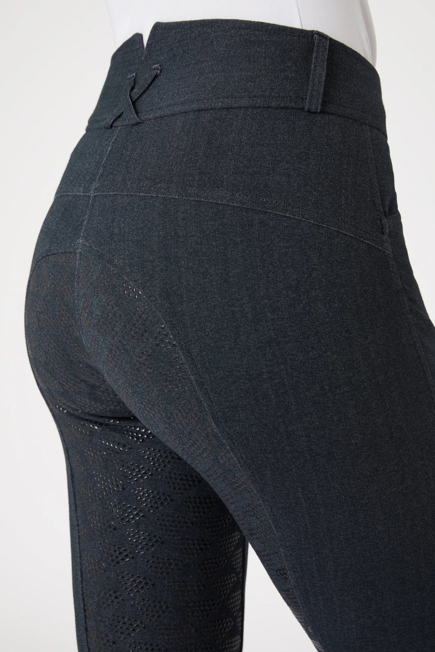 Horze Women's High Waist Silicone Full Seat Breeches 20 Horze Women's High Waist Silicone Full Seat Breeches - Image 20