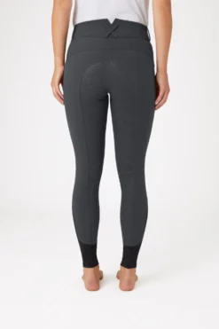 Horze Women's High Waist Breeches With Silicone Full Grip -Equestrian Supplies 36962 adg 04