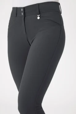 Horze Women's High Waist Breeches With Silicone Full Grip -Equestrian Supplies 36962 adg 05