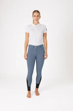 Horze Women's High Waist Breeches With Silicone Full Grip -Equestrian Supplies 36962 brsb 03