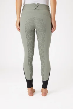 Horze Women's High Waist Breeches With Silicone Full Grip -Equestrian Supplies 36962 lg 04