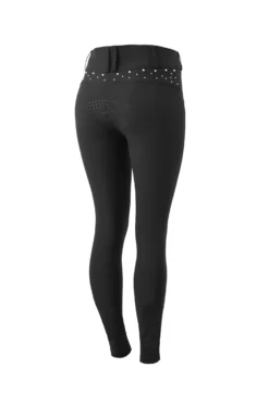 Horze Women's High Waist Full Grip Breeches With Crystals