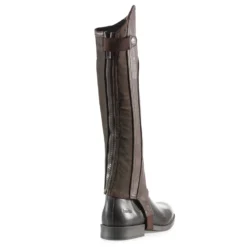 Horze Quinton Leather Half Chaps -Equestrian Supplies 37204 DBR 3