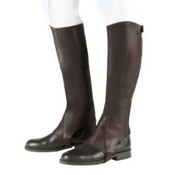 Horze Franci Soft Leather Chaps -Equestrian Supplies 37241 DBR 1