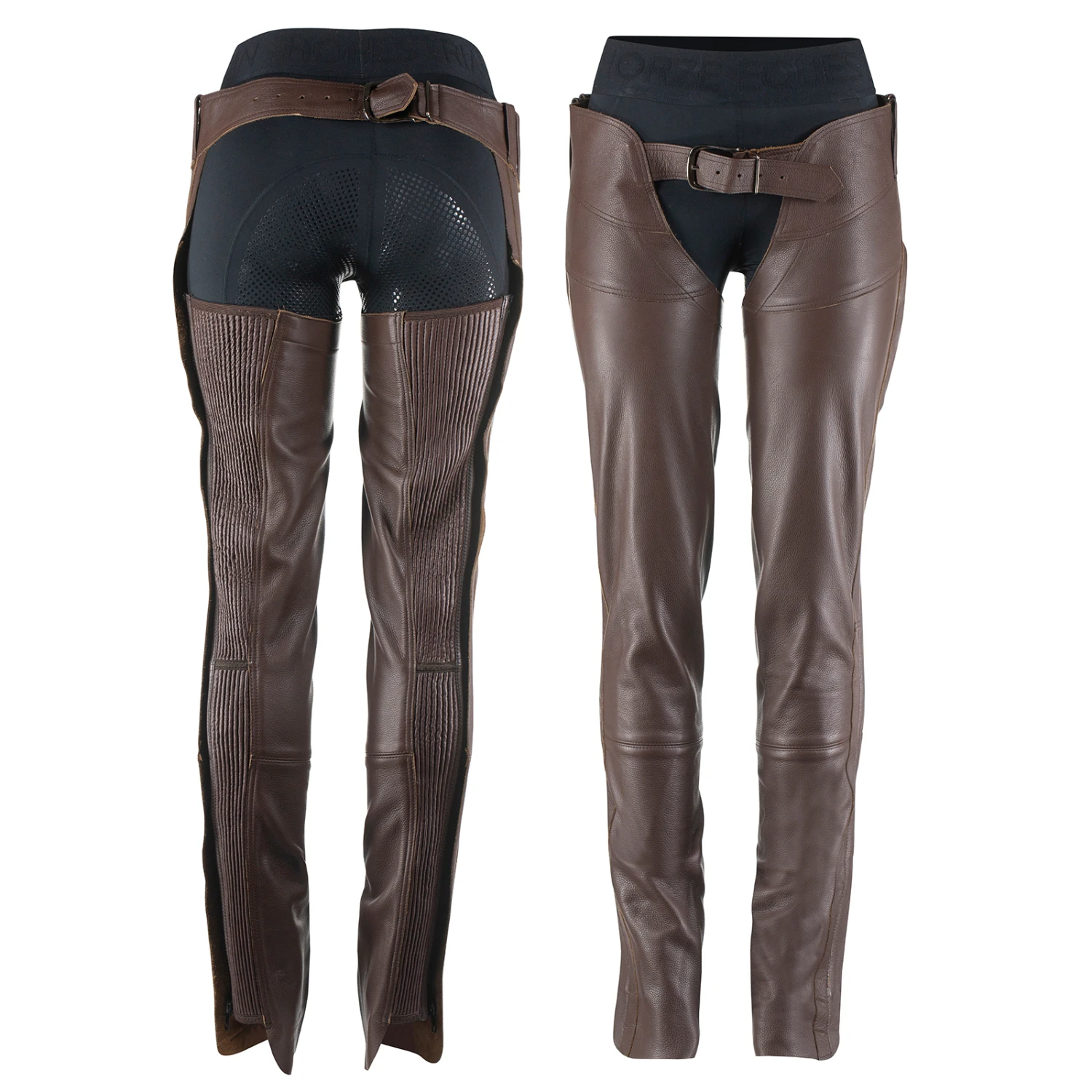 Horze Blake Leather Full Chaps 9 Horze Blake Leather Full Chaps - Image 9