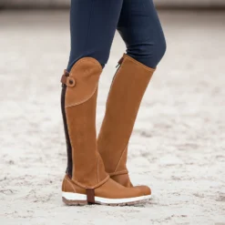 B Vertigo Milan Leather Half Chaps -Equestrian Supplies 37293 BR 5