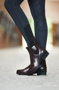 B Vertigo Women's Neptune Leather Jodhpur Boots -Equestrian Supplies 38091 DBR 7