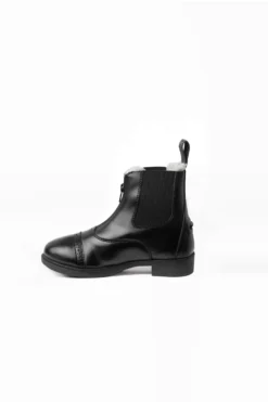 Horze Wexford Kids Front-Zip Jodhpur Winter Boots With Faux Fur -Equestrian Supplies 38265 BL 3