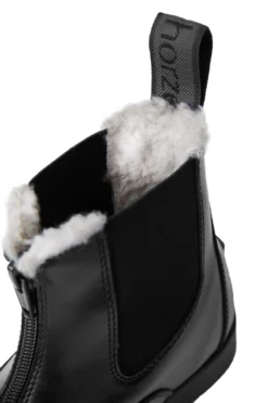 Horze Wexford Kids Front-Zip Jodhpur Winter Boots With Faux Fur -Equestrian Supplies 38265 BL 7