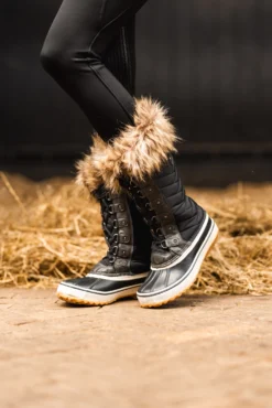 Horze Women's Fur Lined Winter Boot -Equestrian Supplies 38278 080 09