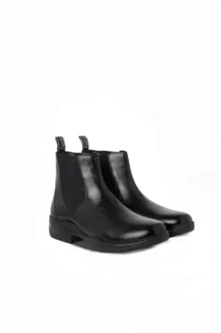 Leather Pull-On Jodhpur Boots