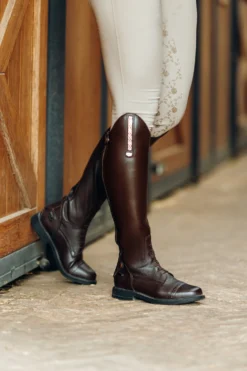 Horze Verona Women's Tall Boots -Equestrian Supplies 39083 dbr 08