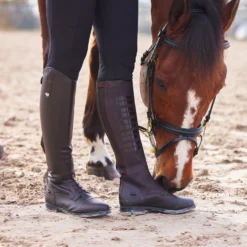 Horze Rover Field Boots With Silicone -Equestrian Supplies 39091 DBR 7