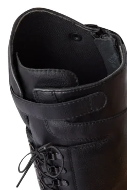 Synthetic Tall Boots With Side Buckle Leg Strap -Equestrian Supplies 39509 099 07