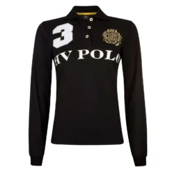 HV Polo Polo Shirt Favouritas EQ LS -Equestrian Supplies 993248 BL 1