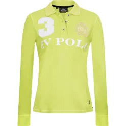 HV Polo Polo Shirt Favouritas EQ LS -Equestrian Supplies 993248 LGR 1