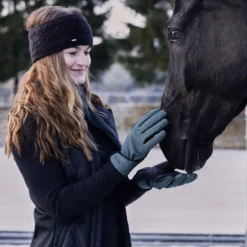 Horze Sporty Winter Riding Gloves -Equestrian Supplies CP3180 DB 9