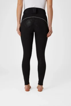 Horze Women's High Waist Silicone Full Seat Breeches With Contrast Piping -Equestrian Supplies CP3590 BL 4