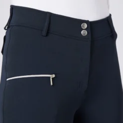 Women's High Waist Bit Print Silicone Full Seat Breeches -Equestrian Supplies CP3630 DB 5