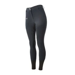 Women's High Waist Bit Print Silicone Full Seat Breeches -Equestrian Supplies CP3630 DB 7