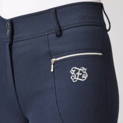 Women's High Waist Full Seat Breeches With Mesh -Equestrian Supplies CP3637 BDB 6