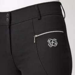 Women's High Waist Full Seat Breeches With Mesh -Equestrian Supplies CP3637 BL 6