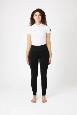 Horze Women's Silicone Full Seat Riding Tights With Phone Pocket -Equestrian Supplies cp3593 bl 03
