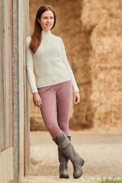 Horze Women's Waterproof Country Boots With Faux Fur Lining -Equestrian Supplies cp3913 bl 08