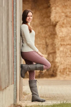 Horze Women's Waterproof Country Boots With Faux Fur Lining -Equestrian Supplies cp3913 bl 09